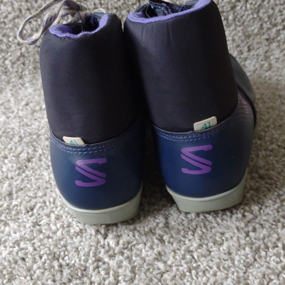 Salomon 361 SR Nordic Cross Country Ski Boots Women’s 10 EUC - Picture 4 of 8